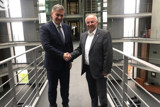 Predsjedatelj Zastupničkog doma dr. Denis Zvizdić sastao se u Berlinu sa zastupnikom u njemačkom Bundestagu Josipom Juratovićem 